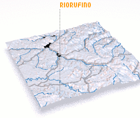 3d view of Rio Rufino