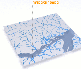 3d view of Oeiras do Pará