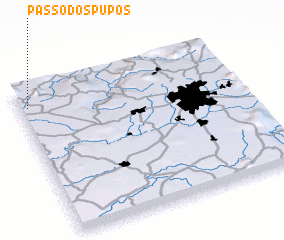 3d view of Passo dos Pupos