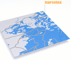 3d view of Niafounké
