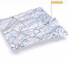 3d view of Bou Dra