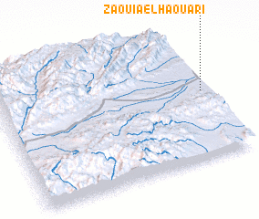 3d view of Zaouia el Haouari