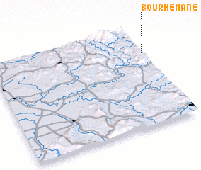 3d view of Bou Rhemane