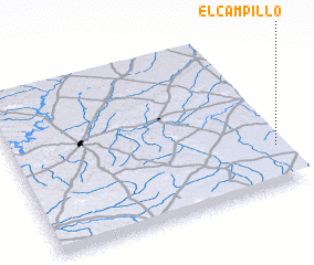 3d view of El Campillo