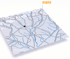 3d view of Riaño