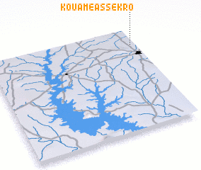 3d view of Kouamé-Assekro