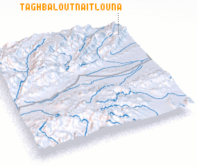 3d view of Taghbalout nʼAït Louna