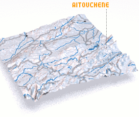 3d view of Aït Ouchene