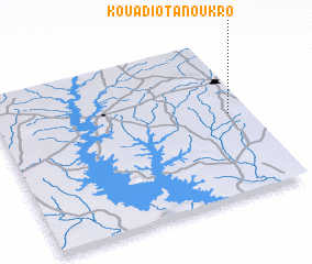 3d view of Kouadio-Tanoukro