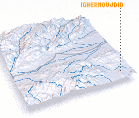 3d view of Igherm Oujdid