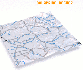 3d view of Douar Aïn el Beguer