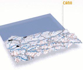 3d view of Caño