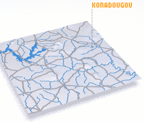 3d view of Konadougou