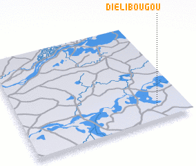3d view of Diélibougou