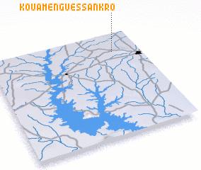 3d view of Kouamé-Nguessankro