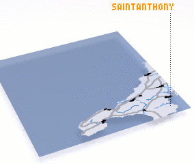 3d view of Saint Anthony