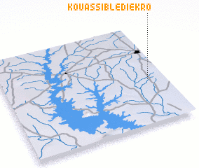 3d view of Kouassiblédiékro