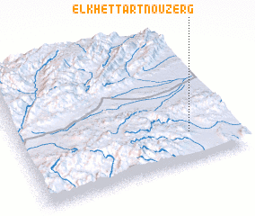 3d view of El Khettart nʼOuzerg