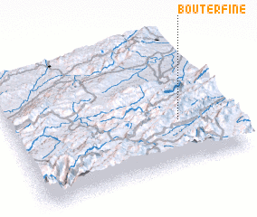 3d view of Bou Terfine