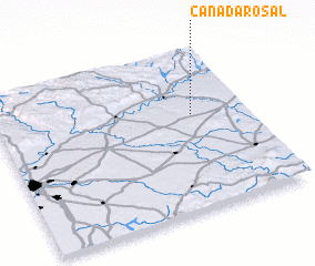 3d view of Cañada Rosal