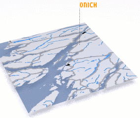 3d view of Onich