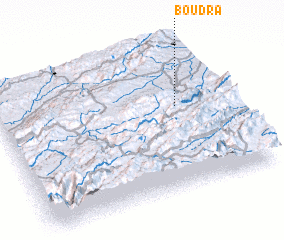 3d view of Bou Dra