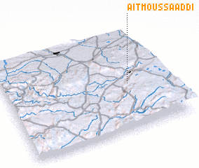 3d view of Aït Moussa Addi