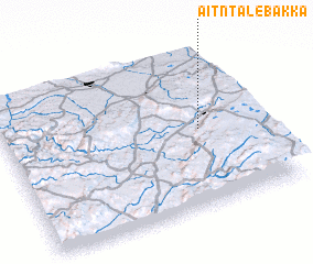 3d view of Aït nʼTaleb Akka