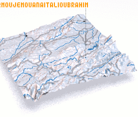 3d view of Douar Moujemoua nʼAit Alï Ou Brahim