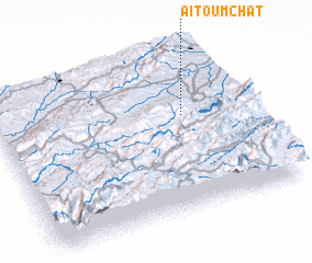 3d view of Aït Oumchat