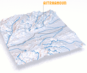 3d view of Aït Rhamoun