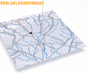 3d view of El Corral de las Arrimadas