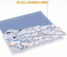 3d view of El Collado de Llames