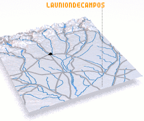 3d view of La Unión de Campos