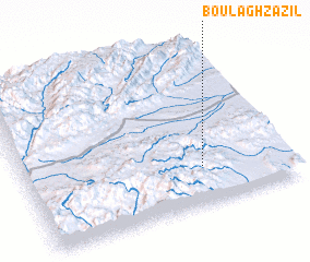 3d view of Bou Laghzazil