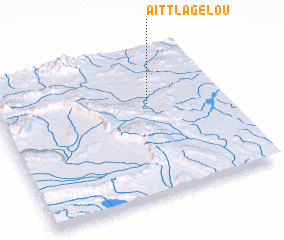 3d view of Aït Tlagelou