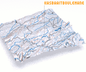 3d view of Kasba Aït Boulemane