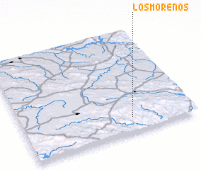 3d view of Los Morenos