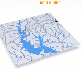 3d view of Bouloukro