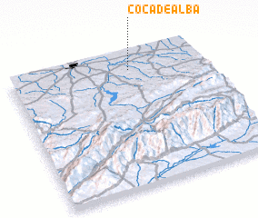 3d view of Coca de Alba