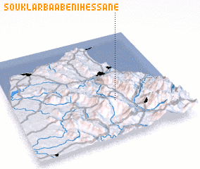 3d view of Souk Larbaa Beni Hessane