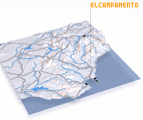 3d view of El Campamento