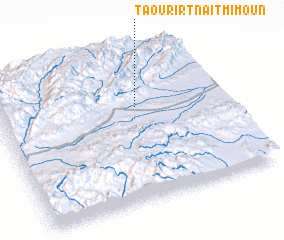 3d view of Taourirt nʼAït Mimoun