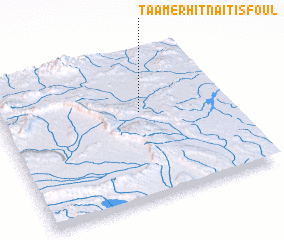 3d view of Taamerhit nʼAït Isfoul