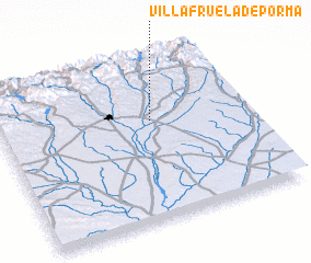 3d view of Villafruela de Porma