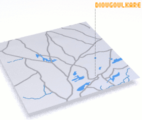 3d view of Diougoul Karé