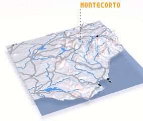 3d view of Montecorto