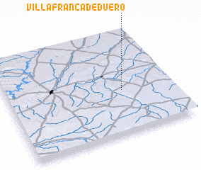 3d view of Villafranca de Duero