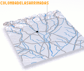 3d view of Santa Colomba de las Arrimadas