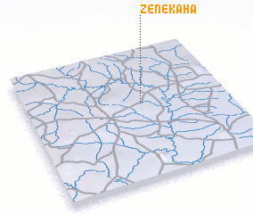 3d view of Zénékaha